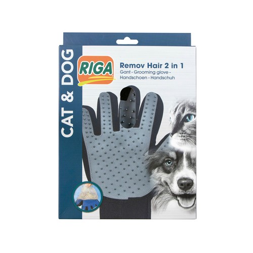 RIGA Guante de aseo y masaje perro 