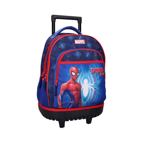 Mochila con ruedas dura. SPIDERMAN