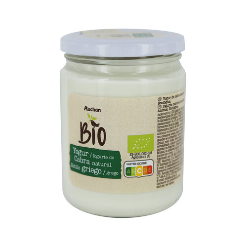 ALCAMPO ECOLÓGICO Yogur Griego de cabra ALCAMPO ECOLÓGICO 420 g.