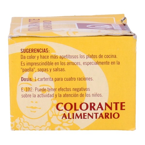 CARMENCITA Colorante alimentario CARMENCITA sobre de 25 ud.