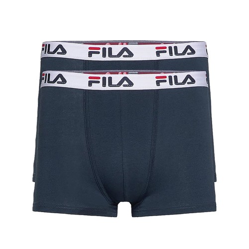 Pack 2 boxer FILA, color navy, talla M
