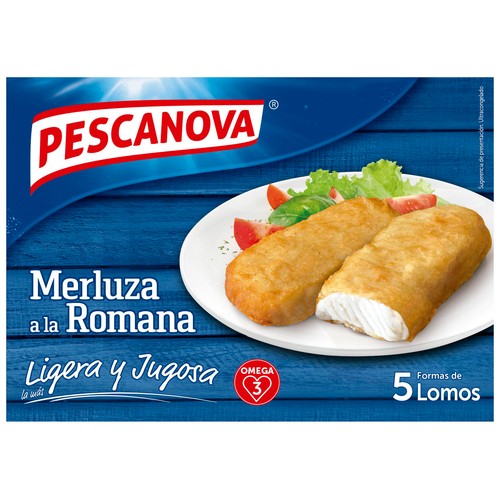 PESCANOVA Merluza a la romana receta clásica 325 g.