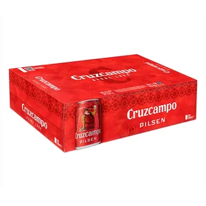 CRUZCAMPO Cervezas rubias pack 24 latas x 33 cl.