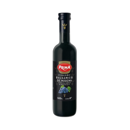 PRIMA Vinagre bálsamico de Modena con I.G.P. Aceto balsámico di Modena botella de 500 ml.