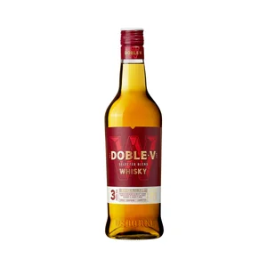 DOBLE V Whisky blended selected nacional botella 70 cl.