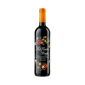 MILFLORES  Vino tinto con D.O. Ca. Rioja botella 75 cl.