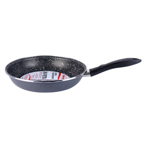 Sartén con cuerpo de acero esmaltado y recubrimiento interior antiadherente bicapa tipo piedra, 30 centímetros de diámetro, serie Gransasso, apta para inducción MAGEFESA 1 unidad.