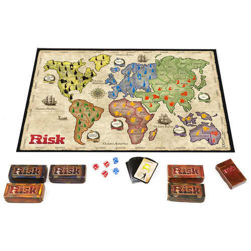 Juego de mesa de estrategia Risk, de 2 a 5 jugadores HASBRO.