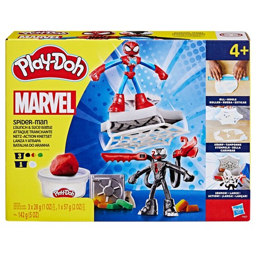 Play-Doh Marvel Spider-Man lanza y atrapa +4 Años HASBRO