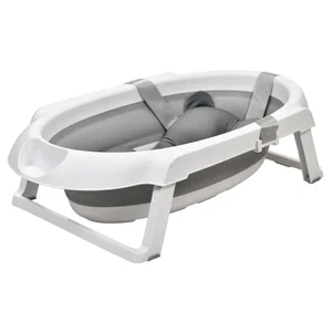 Bañera con patas y reductor Luigi, color blanco y gris, ASALVO.