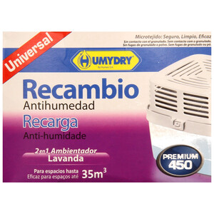 HUMYDRY Recambio antihumedad con aroma limón HUMYDRY 450 g.