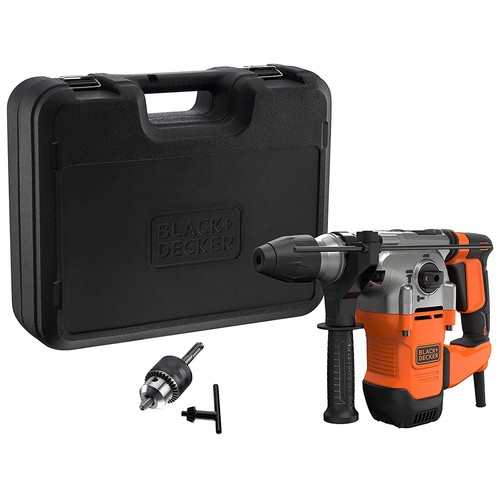 Martillo sds-plus 1250W, con maletín, BLACK + DECKER BEHS03K.