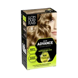 LLONGUERAS Color advance tono 8 rubio claro Coloración capilar permanente (tinte de pelo).