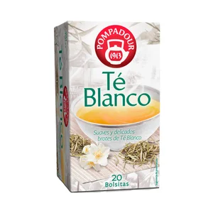 POMPADOUR Té blanco caja de 20 uds. 25 g.