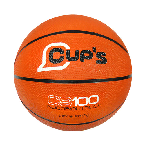 Balón de baloncesto color naranja, talla 3, CUP'S ALCAMPO.