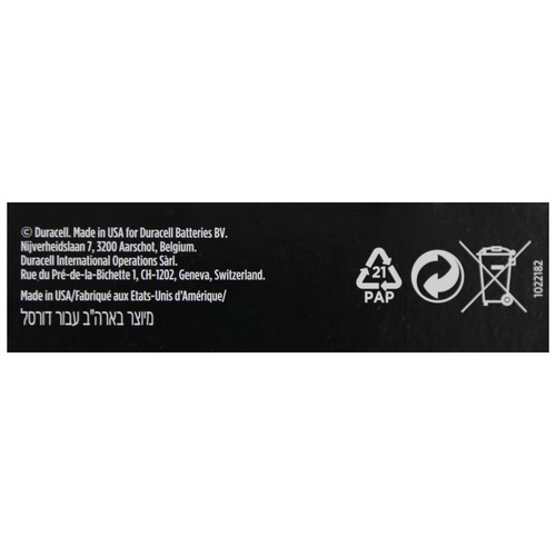 Pack de 2 pilas alcalinas C, LR14, 1,5V, DURACELL Plus.