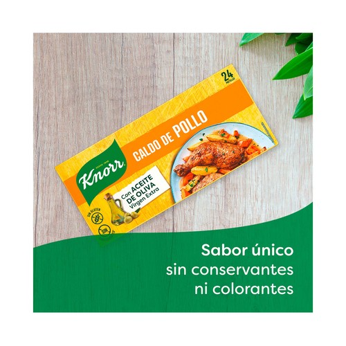 KNORR Caldo de pollo en pastillas 24 uds.
