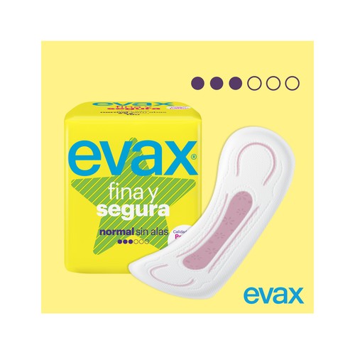 EVAX Compresas normal EVAX Fina y segura 24 uds