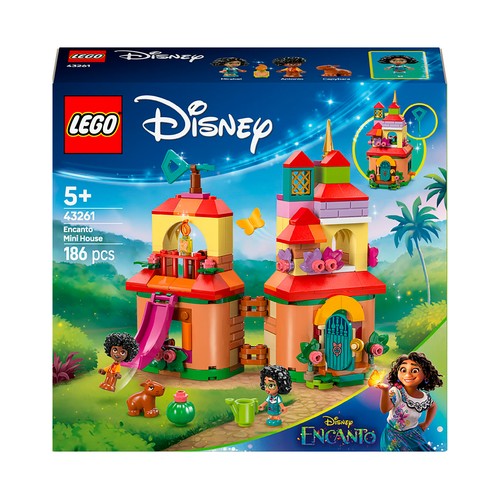 LEGO Disney 43261, Mini Casa de Encanto Juguete, 186 pcs +5 Años