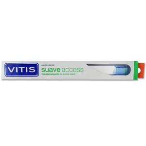 VITIS Cepillo de dientes de cabezal pequeño y dureza suave VITIS