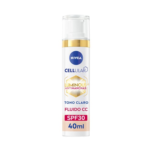 NIVEA Cellular luminous 630 Fluido antimanchas con color (tono claro) y FPS 30 (alto) 40 ml.