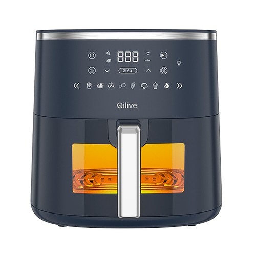 Freidora de aire 5,7l. QILIVE Q.5413, 8 programas, 1500W, color azul