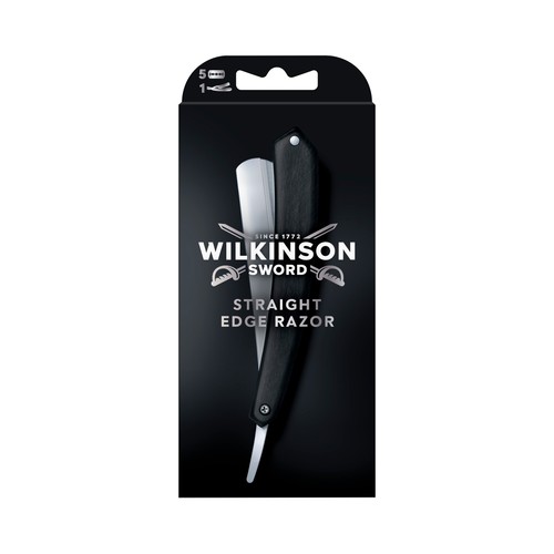 WILKINSON Navaja clásica de barbería con cuchillas recambiables + 5 recambios.