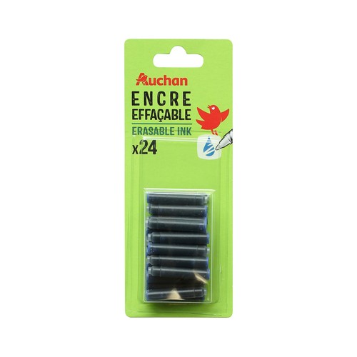 24 Cartuchos Tinta Azul ALCAMPO