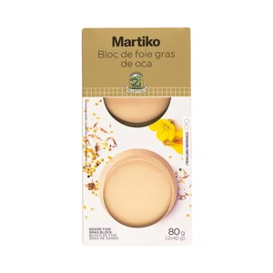 MARTIKO Bloc de foie gras de oca 2 x 40 g.