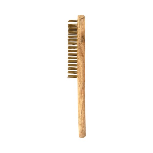 Cepillo metálico con mango de madera para superficies con impurezas. PRODUCTO ECONÓMICO AUCHAN