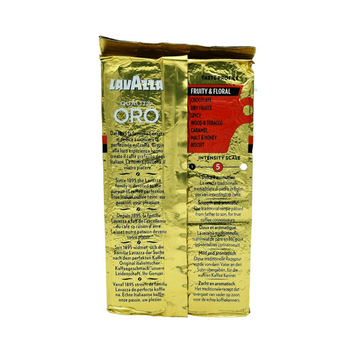 LAVAZZA Café molido Arábica LAVAZZA QUALITÁ ORO 250 g.