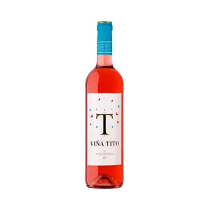 VIÑA TITO  Vino rosado con D.O. Campo de Borja VIÑA TITO botella de 75 cl.