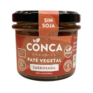 Imagen de CONCA Paté vegetal sobrasada con maca, son soja, ecológico CONCA ORGANICS 110 g.