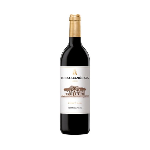 DEHESA DE LOS CANÓNIGOS  Vino tinto crianza con D.O. Ribera del Duero botella de 75 cl.