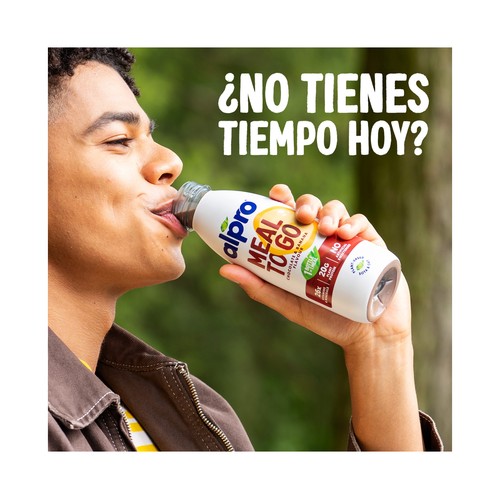 ALPRO Meal to go Bebida vegetal de soja sabor chocolate y plátano 500 ml.