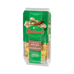 Imagen de BUITONI Tortellini de pasta fresca, rellenos de una sorptendente mezcla de setas y champiñones BUITONI 230 g.