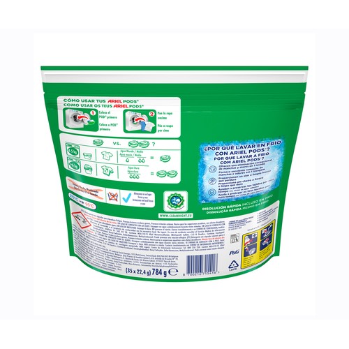 ARIEL Detergente cápsulas frescor de abril 35 DS