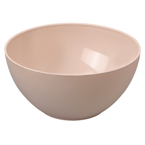 Bol de plástico reutilizable de 14cm, color topo, ACTUEL