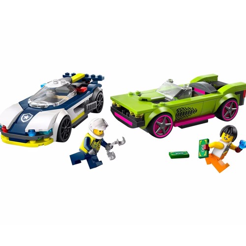 LEGO City Police coche de policía y potente deportivo 60415.