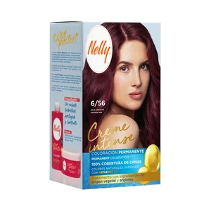 NELLY Crema intense Tinte tono 6/56 rojo granate.