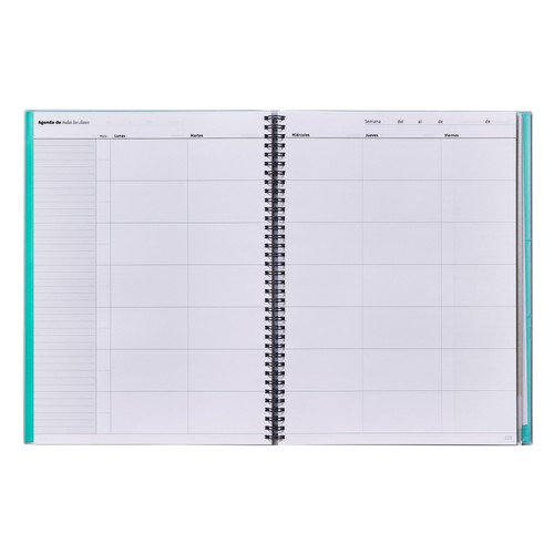 Cuaderno todas las clases semana vista. ADDITIO