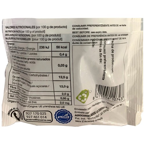 BESMOOTHIE Fruta fresca ultracongelada (fresa y plátano), ideal para realizar Smoothies BESMOOTHIE Antiox 150 g.