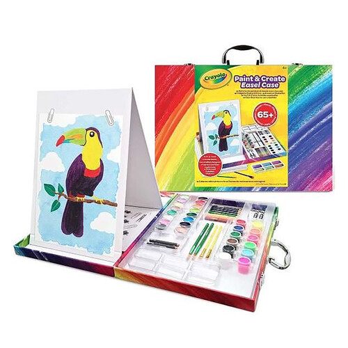 Maletín creativo del pintor arcoiris con caballete, CRAYOLA.