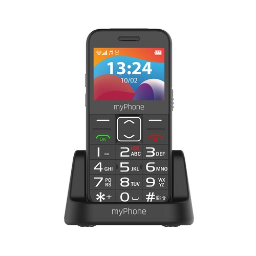 Teléfono móvil Senior MYPHONE Halo 3 negro, pantalla 2.3"", dual sim, 4G, 1400mAh..