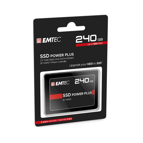 Disco ssd 240GB, EMTEC X150 Power Plus.