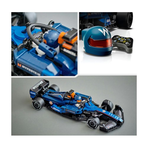 LEGO Speed Champions coche de carreras Williams Racing FW46 F1 77249, 263 piezas, +10 años.