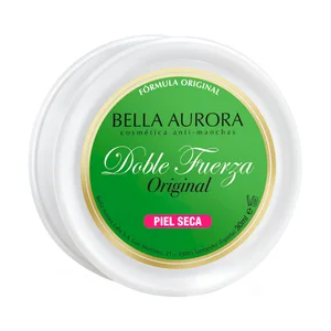 BELLA AURORA Crema de textura rica y fundente y acción anti-manchas, para pieles secas BELLA AURORA Doble fuerza 30 ml.