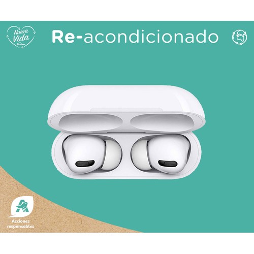 APPLE AirPods Pro (REACONDICIONADO), control táctil, 2 micrófonos.