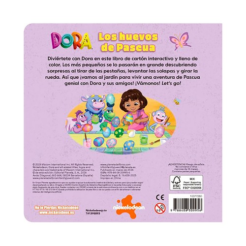 Dora. Los huevos de pascua.. PLANETA JUNIOR