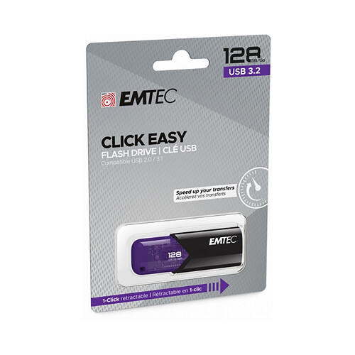 Memoria 128GB EMTEC Easy Click, usb 3.0.